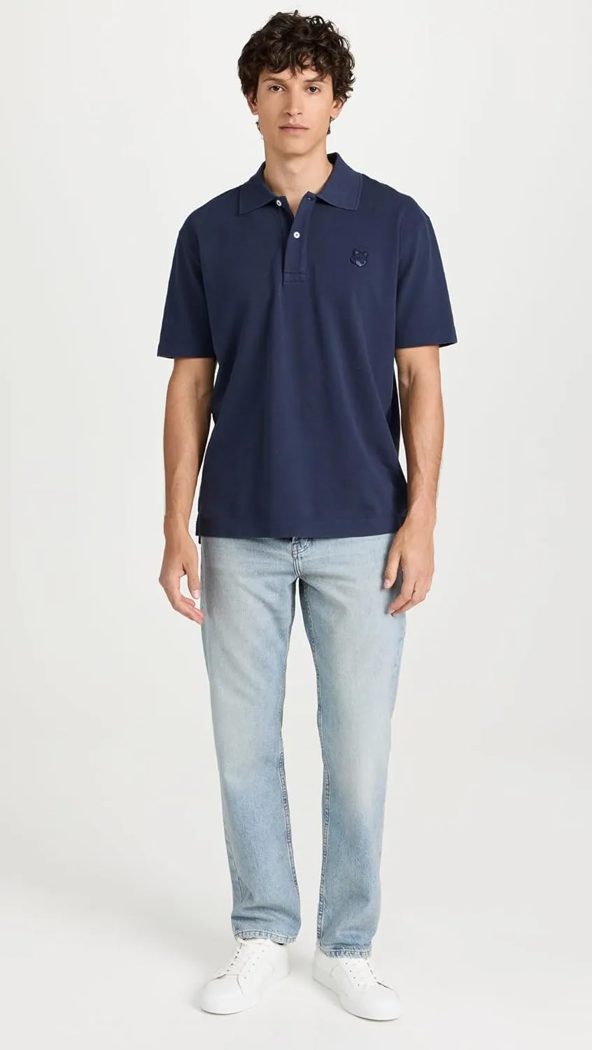 Maison Kitsuné Men's Bold Fox Head Patch Comfort Polo
