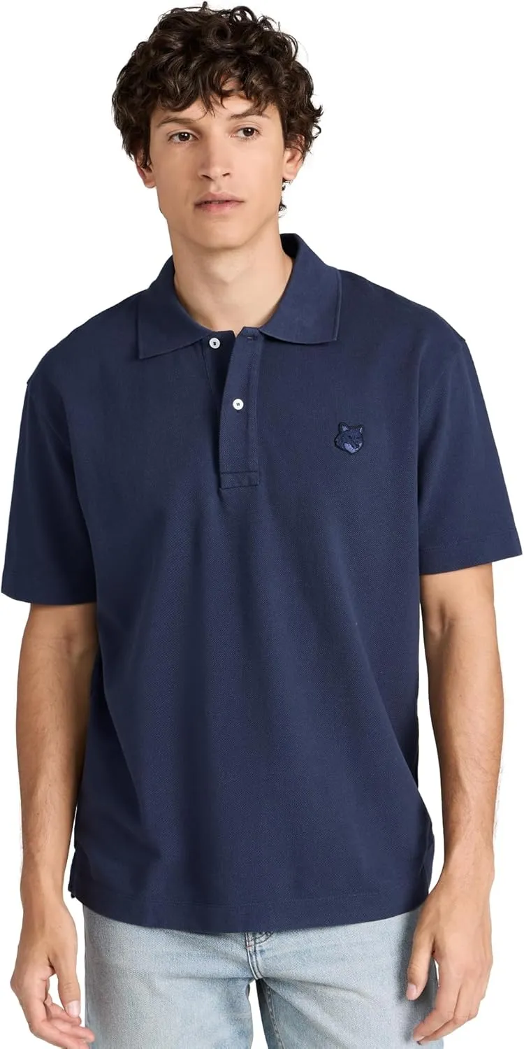 Maison Kitsuné Men's Bold Fox Head Patch Comfort Polo