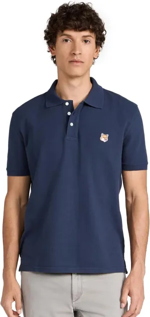 Maison Kitsuné Men's Fox Head Patch Regular Polo