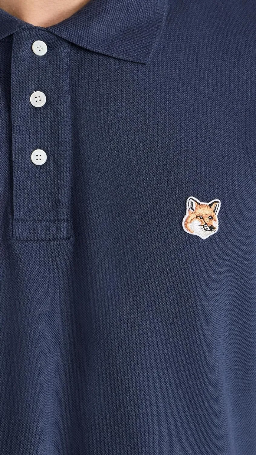 Maison Kitsuné Men's Fox Head Patch Regular Polo