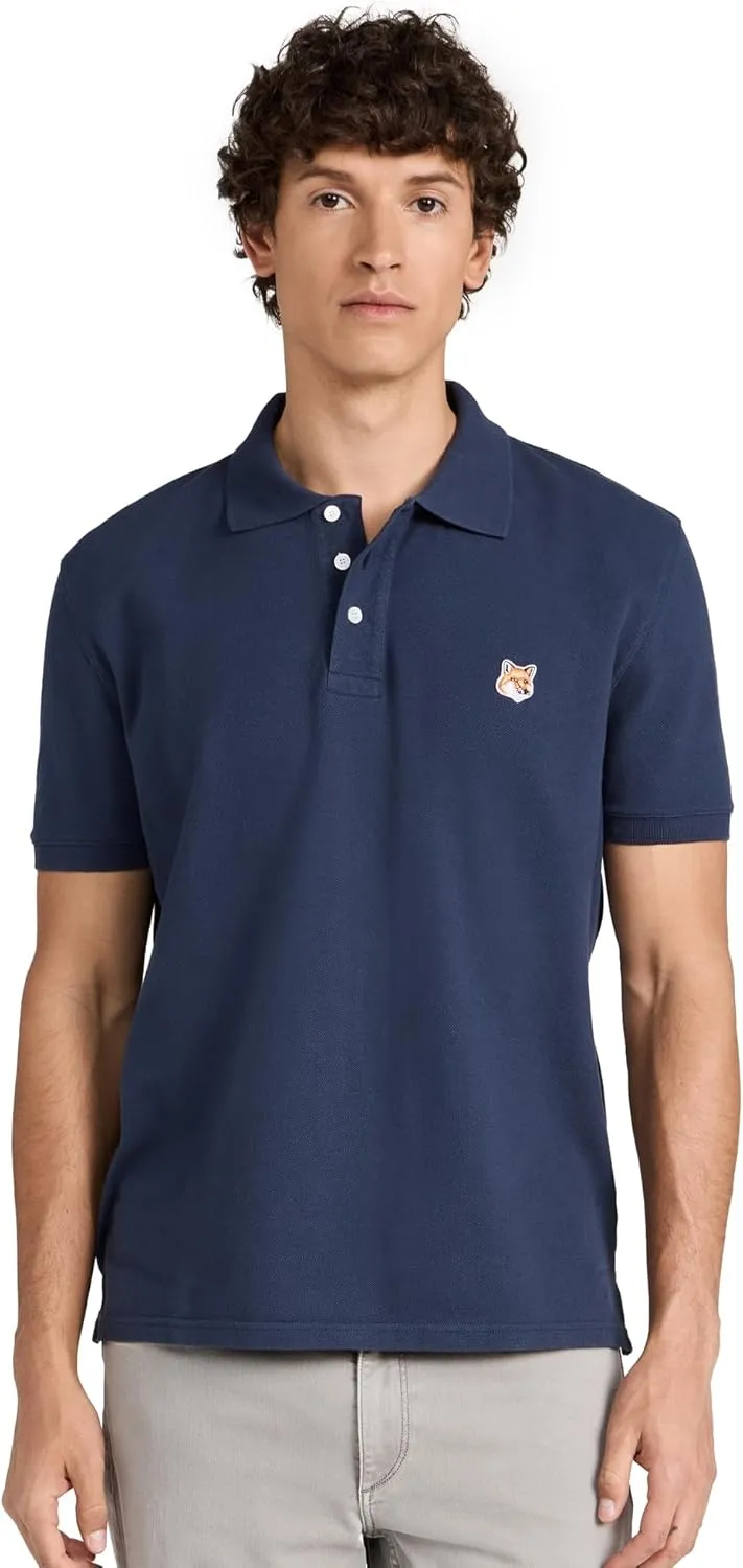 Maison Kitsuné Men's Fox Head Patch Regular Polo
