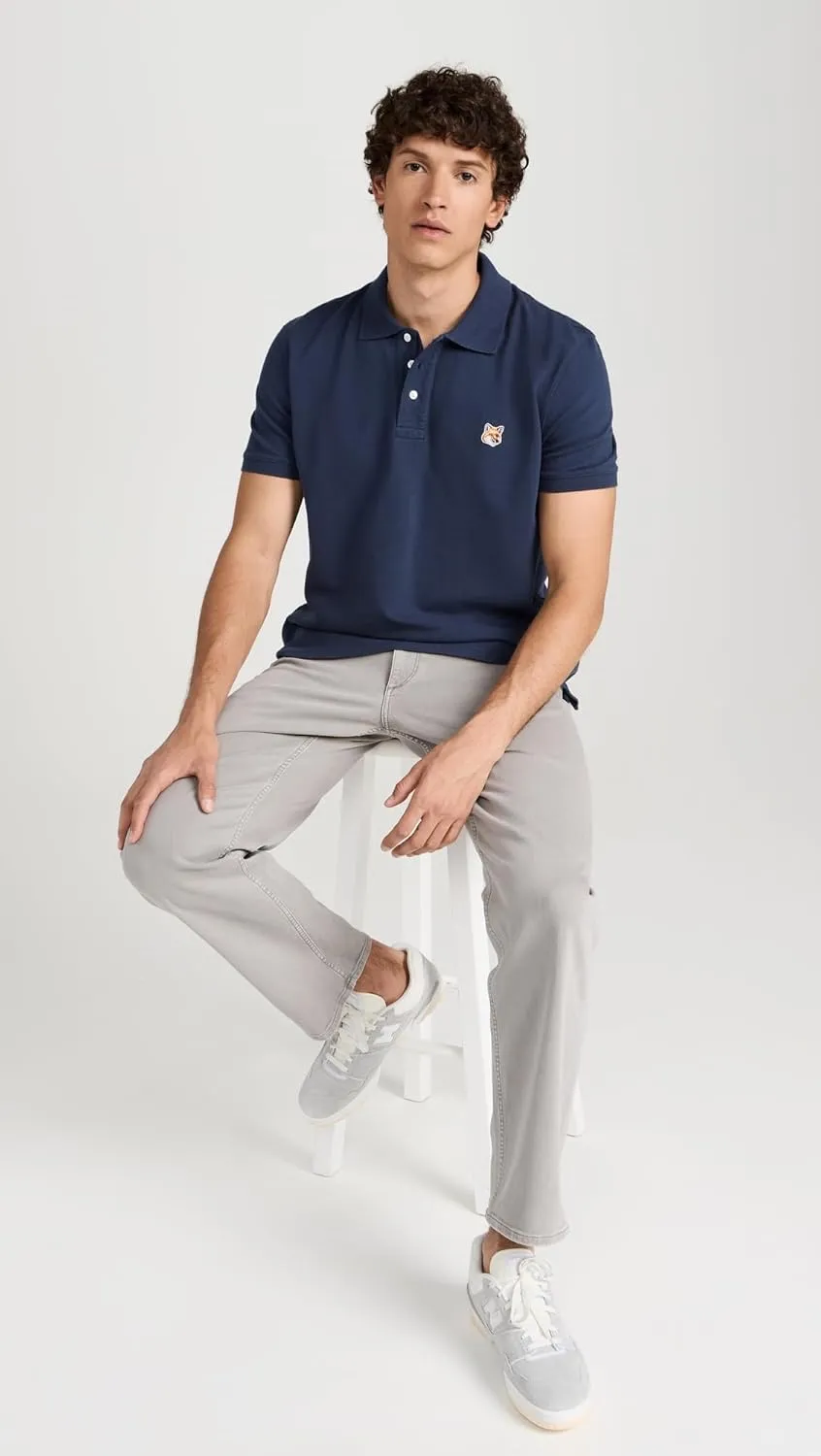 Maison Kitsuné Men's Fox Head Patch Regular Polo
