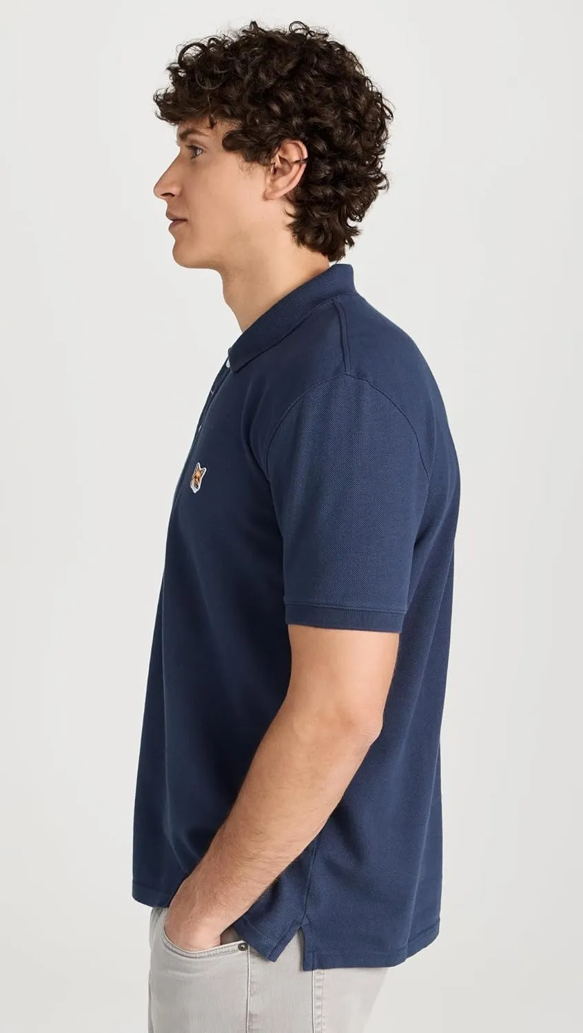 Maison Kitsuné Men's Fox Head Patch Regular Polo