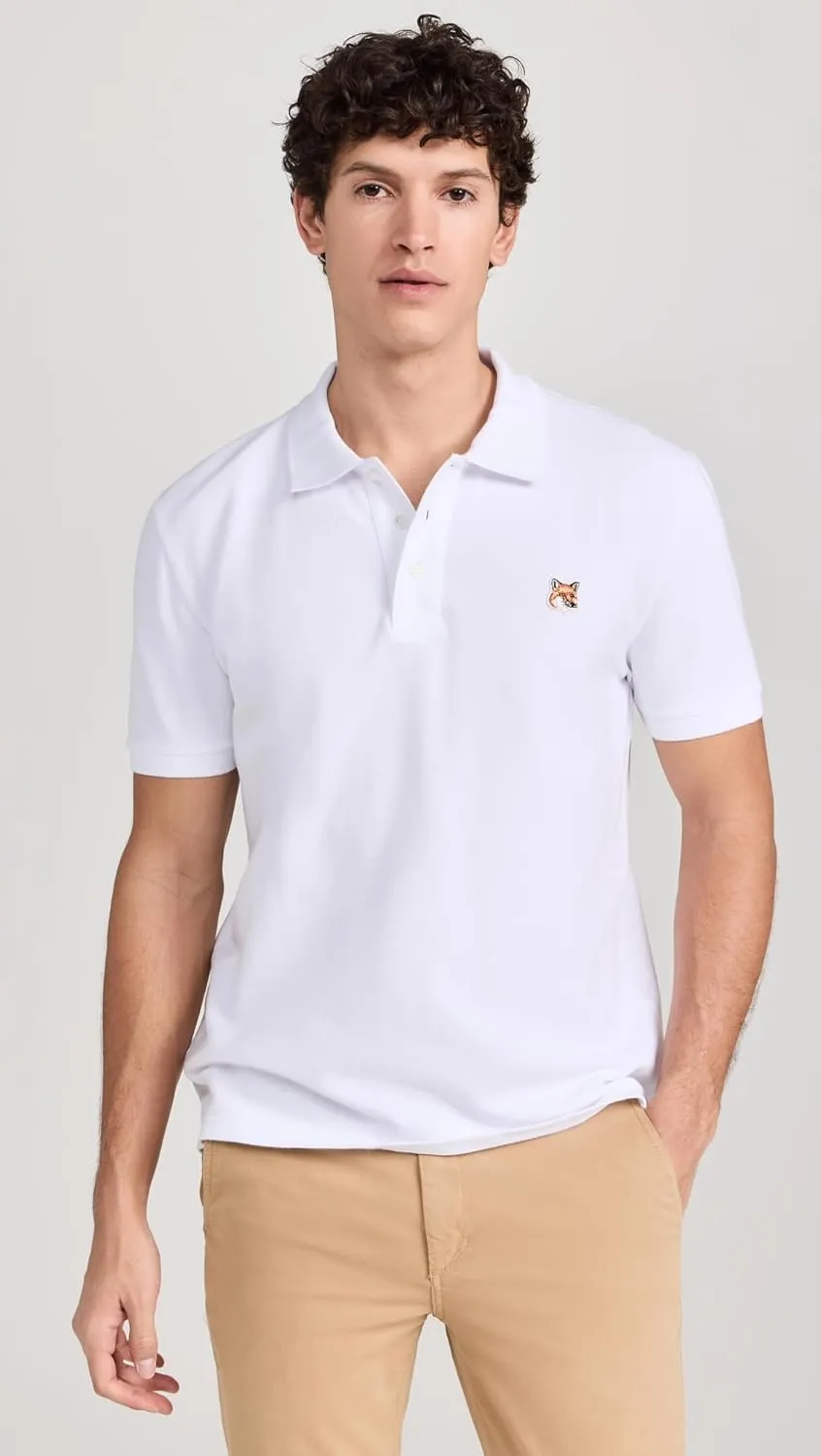 Maison Kitsuné Men's Fox Head Patch Regular Polo