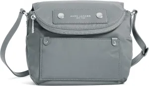 Marc Jacobs Preppy Nylon Mini Natasha Crossbody Bag (Rock Grey)