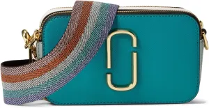 Marc Jacobs Snapshot Color-Blocked Crossbody Harbor Blue Multi One Size