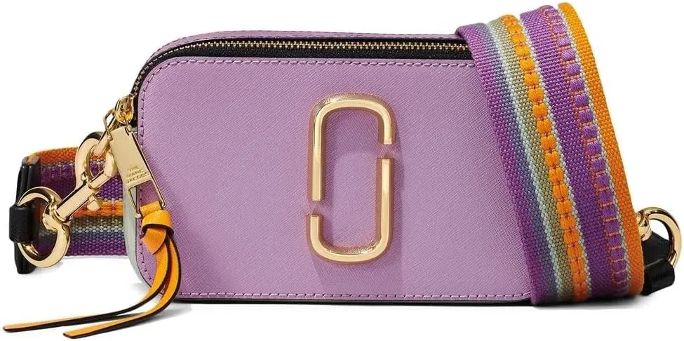 Marc Jacobs Snapshot Color-Blocked Crossbody Regal Orchid Multi One Size