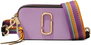 Marc Jacobs Snapshot Color-Blocked Crossbody Regal Orchid Multi One Size