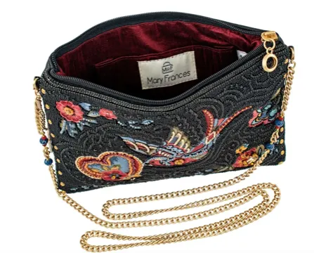 Mary Frances Fly Free Mini Crossbody Handbag