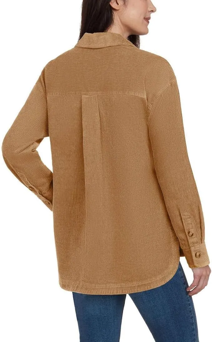 Matty M Ladies' Corduroy Shirt Jacket