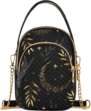 MCHIVER Crossbody Bag for Women Cell Phone Purse Wallet with Removable Chain Shoulder Handbag for Passport Phone Travel Work