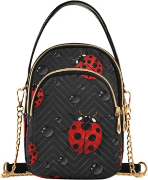 MCHIVER Crossbody Bag for Women Cell Phone Purse Wallet with Removable Chain Shoulder Handbag for Work Travel