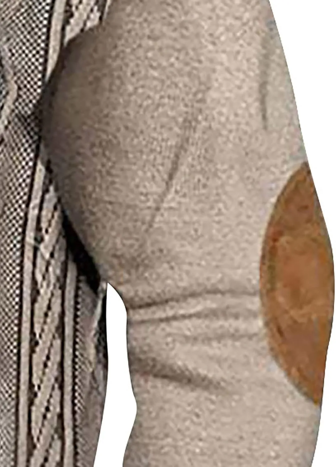 Men's Aztec Western Sweatshirt Sweatshirt Warm Cuff Patch Long Sleeve Sweatshirt Top Long Sleeved Pullover Men Mens