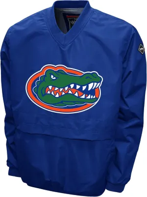 Men's Big Logo College Windshell V-Neck Pullover Jacket