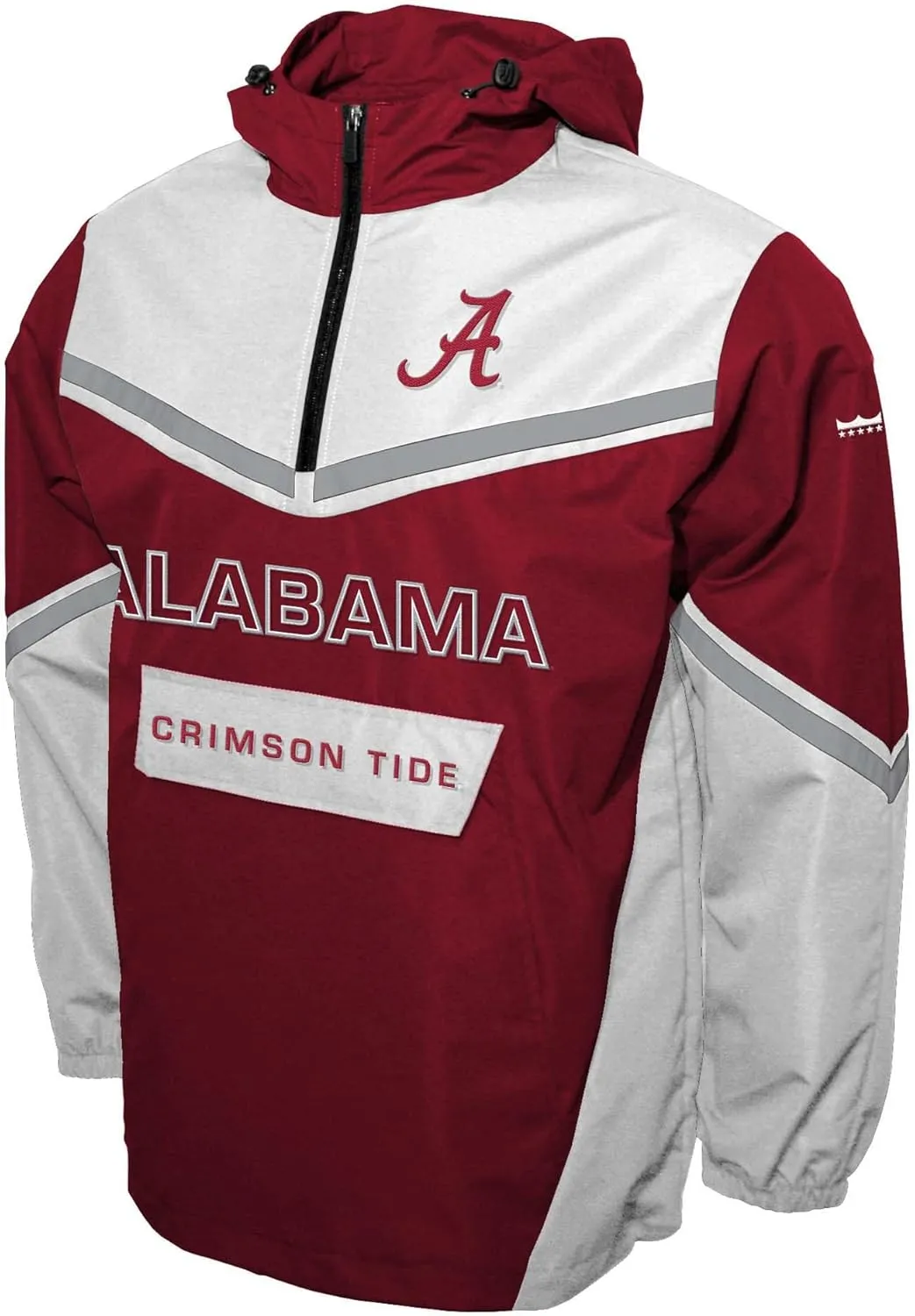 Mens College Action Anorak Pullover Lightweight Jacket