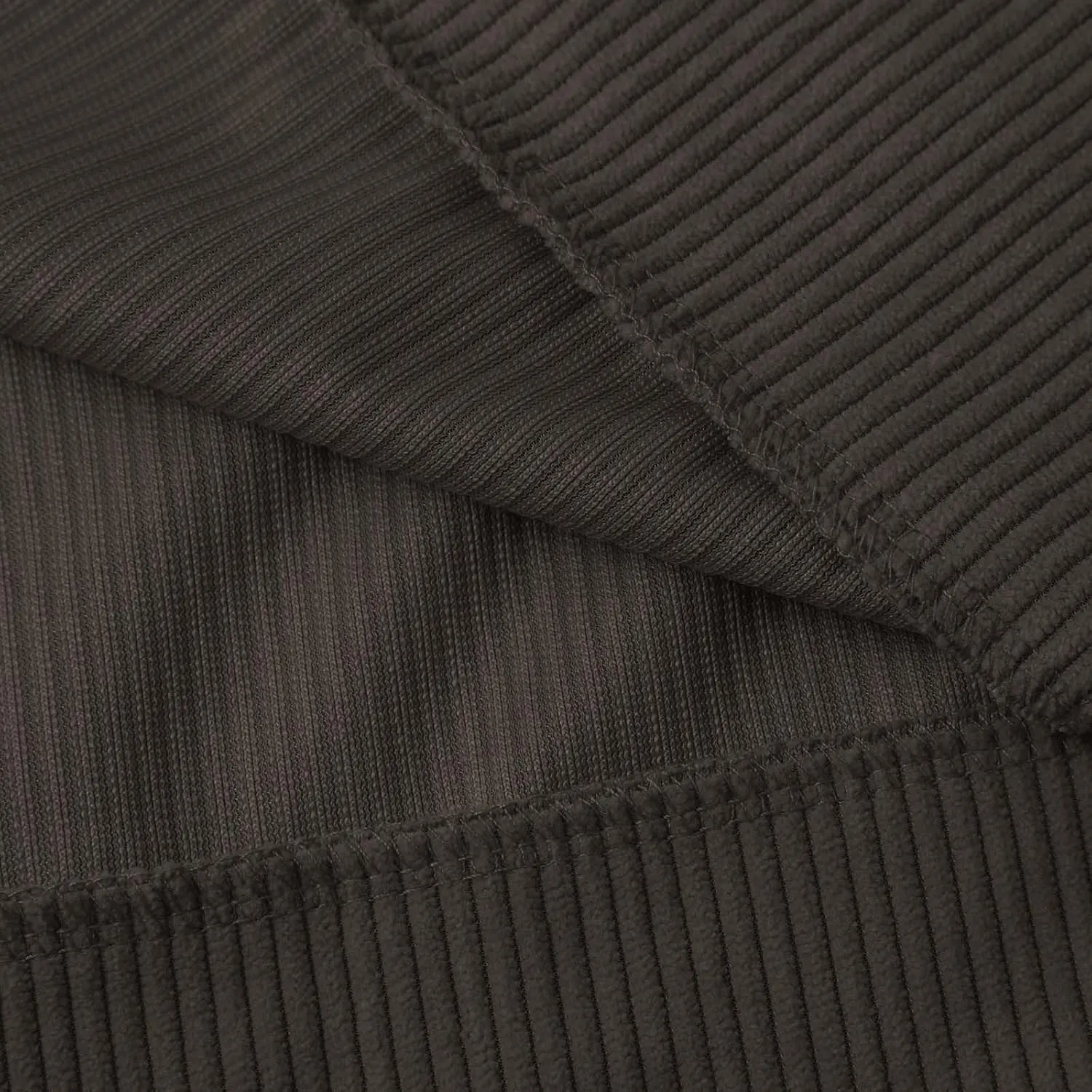 Mens Corduroy Shirts Casual Lapel Collar Button Up Pullover Mock Neck Long Sleeve Sweaters Casual Polo Sweatshirts