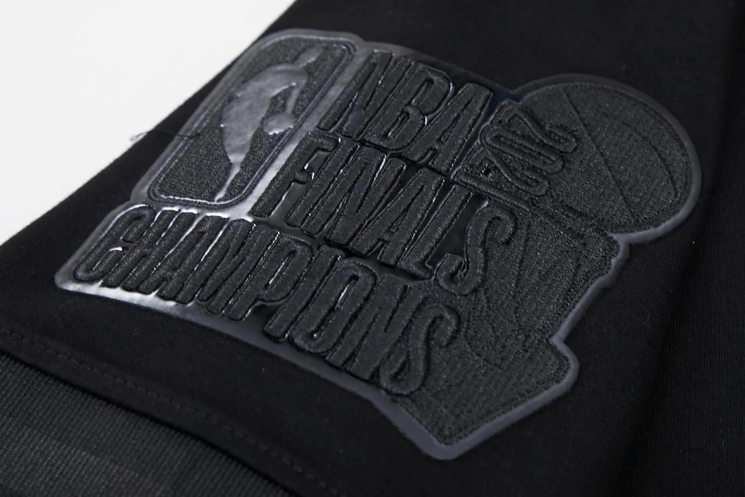 Men's NBA Classic Triple Black Standard Double Knit Short Sleeve Shirt