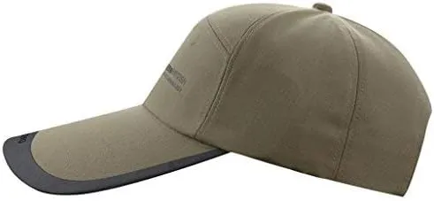 Men's Spring Summer Cotton Canvas Long Brim Peaked Running Sun Baseball Cap Hat
