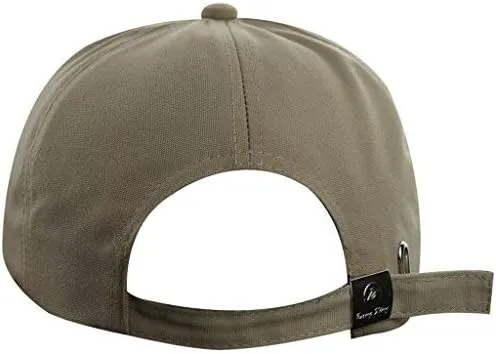 Men's Spring Summer Cotton Canvas Long Brim Peaked Running Sun Baseball Cap Hat