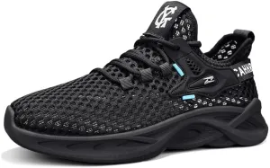 Men's Water Shoes: Quick Dry Swim Shoes for Men & Women, Non-Slip Barefoot Shoes for Beach, Hiking, Diving - Unisex Water Shoes with Nylon & Rubber