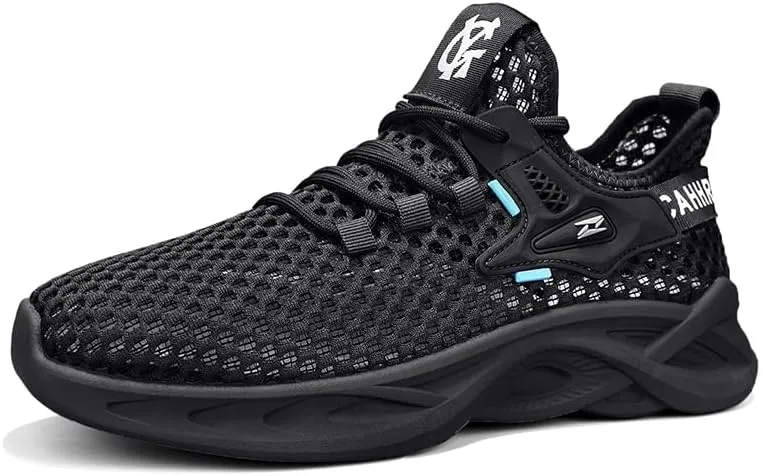 Men's Water Shoes: Quick Dry Swim Shoes for Men & Women, Non-Slip Barefoot Shoes for Beach, Hiking, Diving - Unisex Water Shoes with Nylon & Rubber