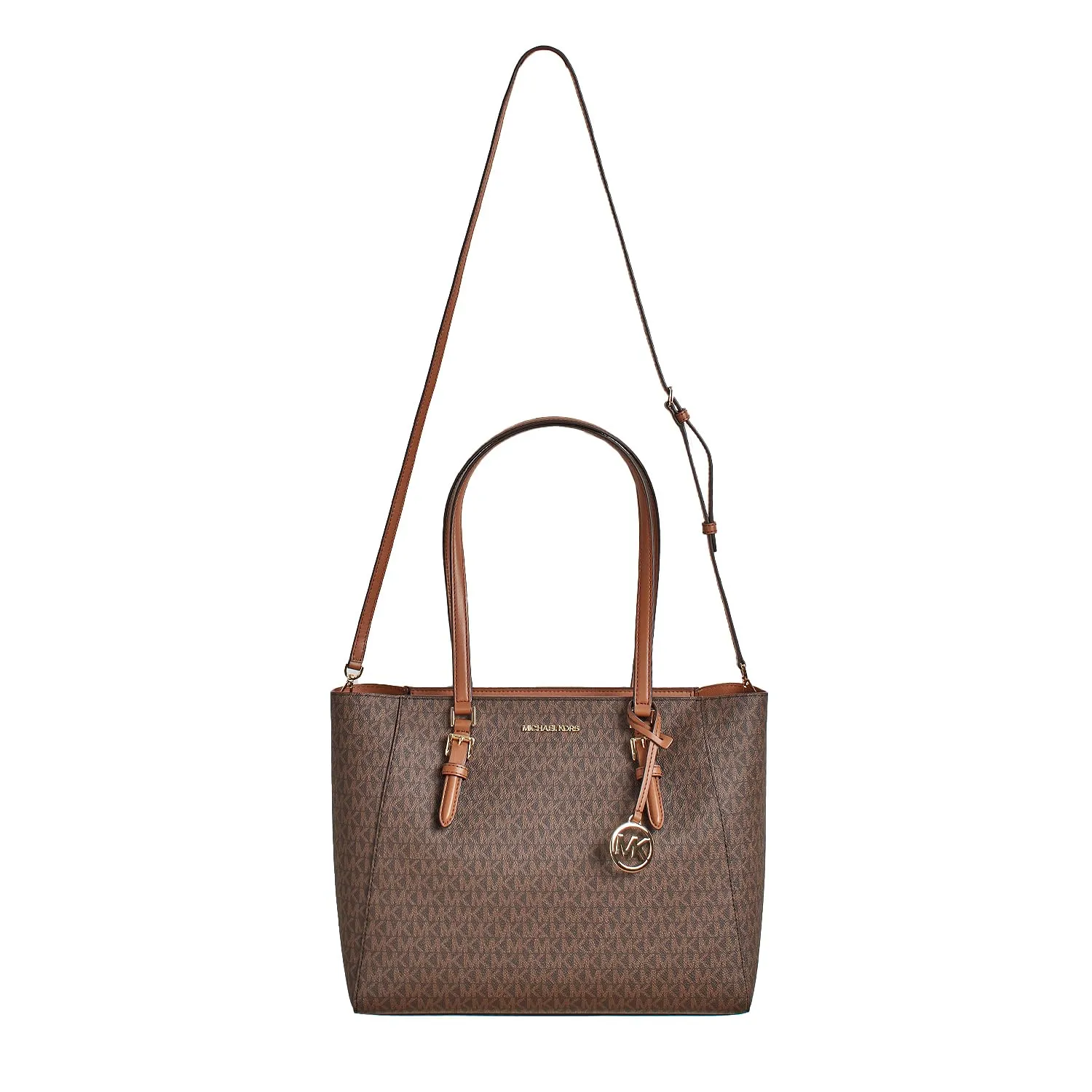 Michael Kors Charlotte Large 3-in-1 Tote Crossbody Handbag Leather