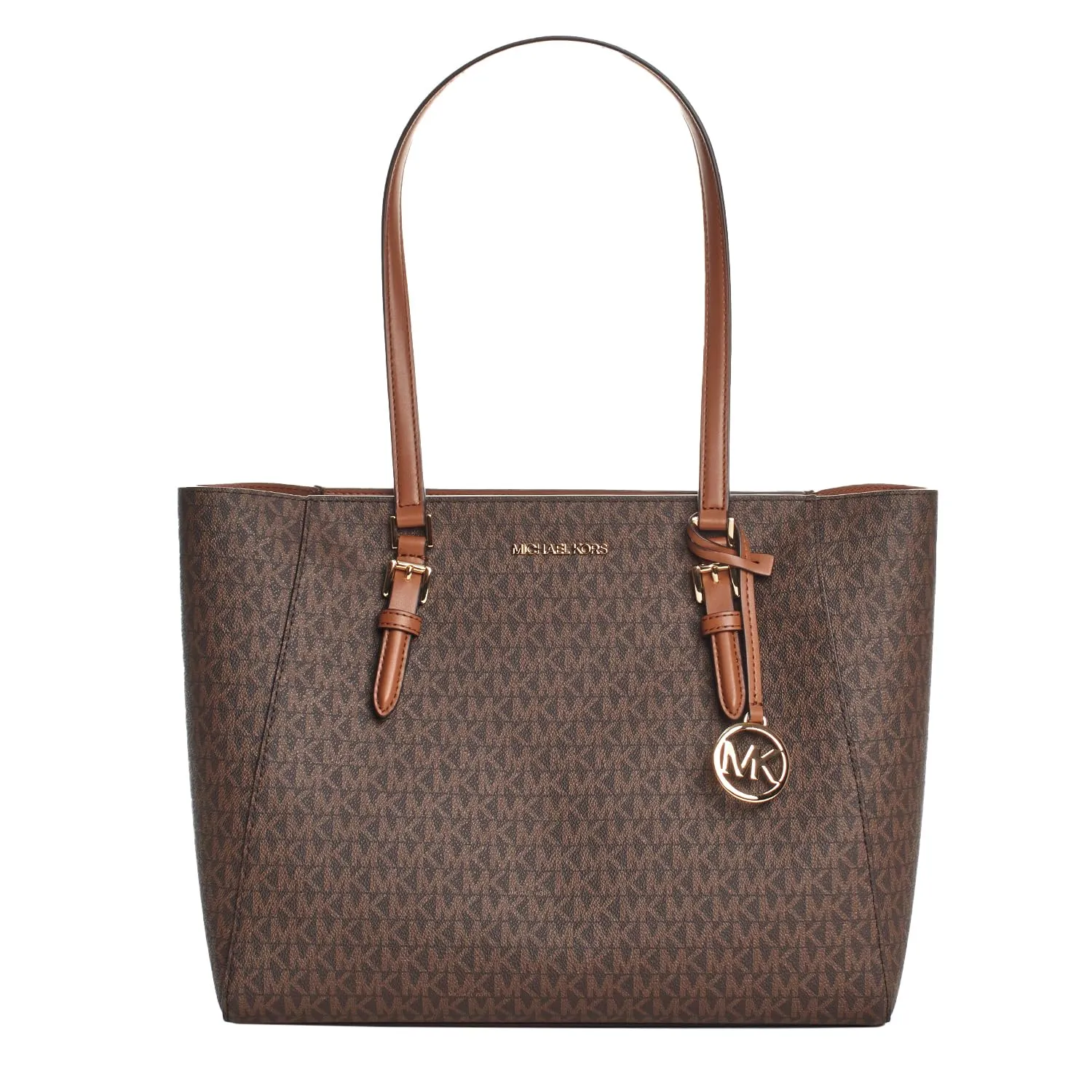 Michael Kors Charlotte Large 3-in-1 Tote Crossbody Handbag Leather