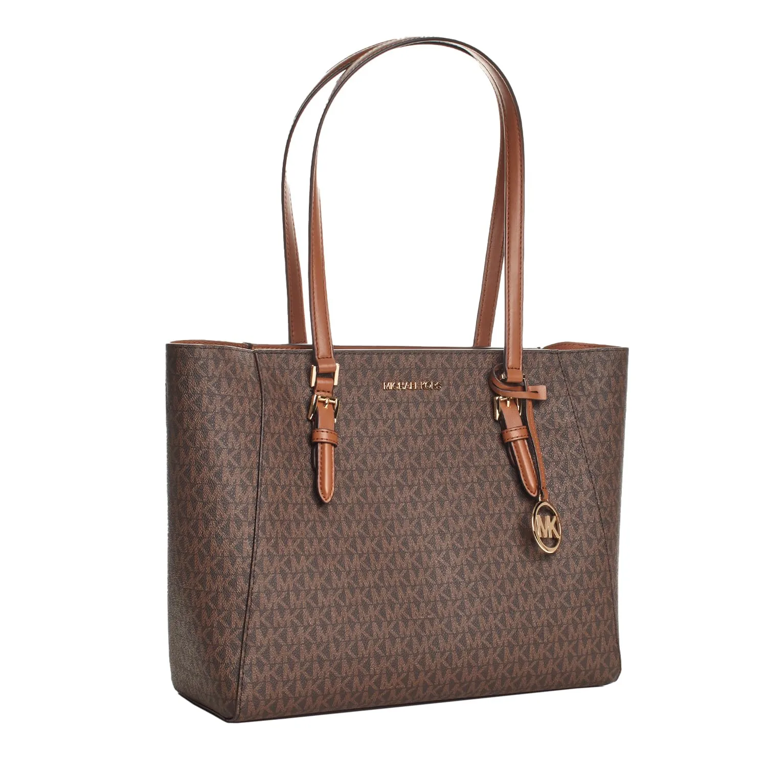 Michael Kors Charlotte Large 3-in-1 Tote Crossbody Handbag Leather