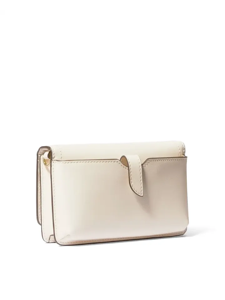 Michael Kors Heather Small Phone Chain Crossbody Bag Cream
