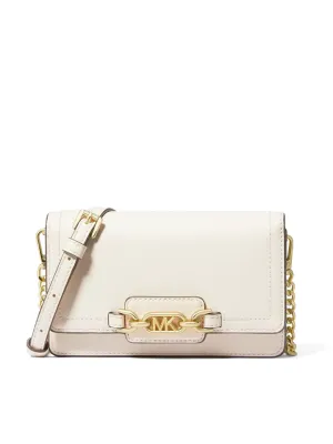 Michael Kors Heather Small Phone Chain Crossbody Bag Cream