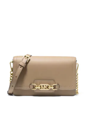 Michael Kors Heather Small Phone Chain Crossbody Bag Husk