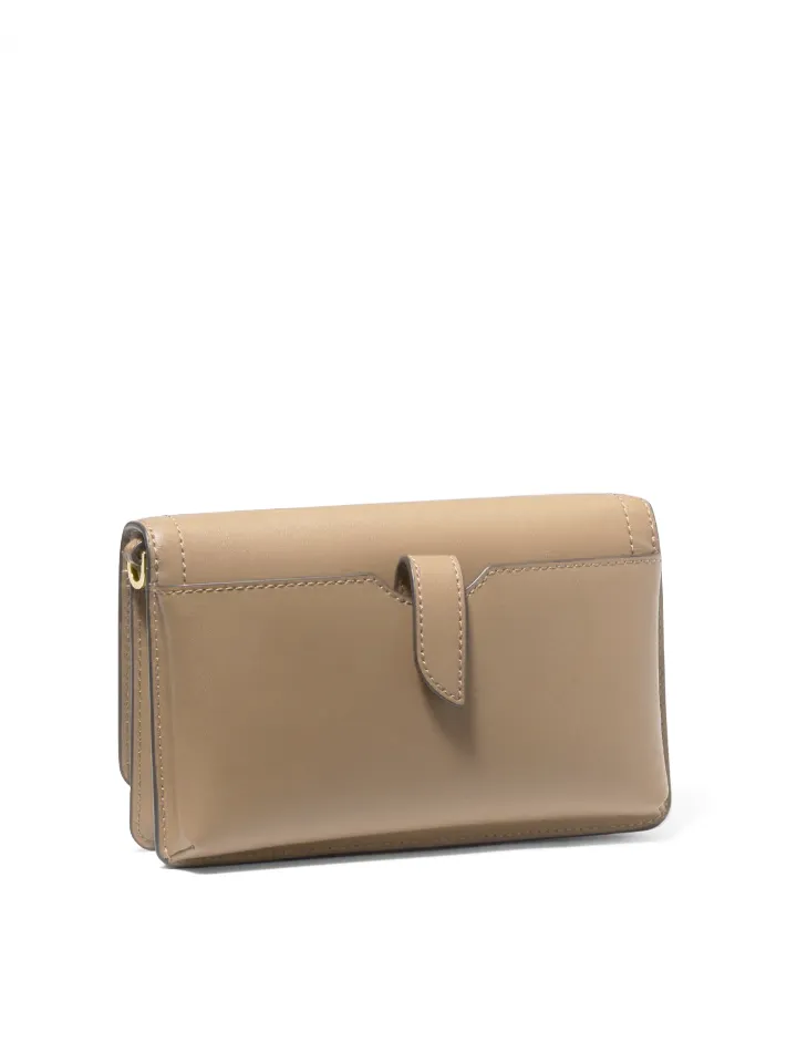 Michael Kors Heather Small Phone Chain Crossbody Bag Husk