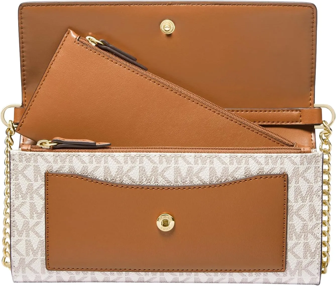Michael Kors Jet Set Medium 2-in-1 Wallet on Chain Crossbody Bag