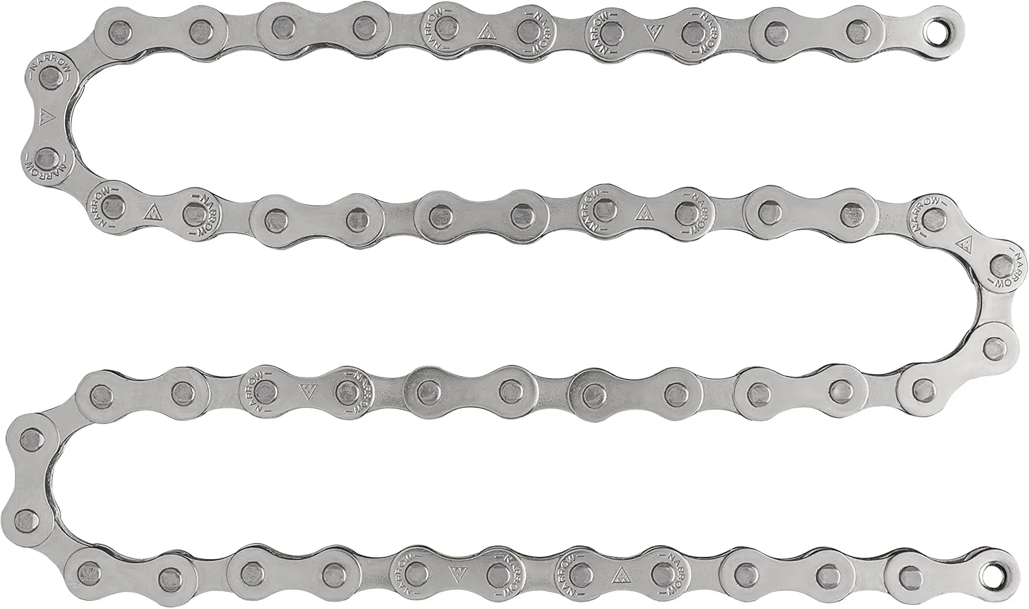 Miche Pistard Chain 1/8 114 Links 1V, Sport, Silver (Silver), One Size