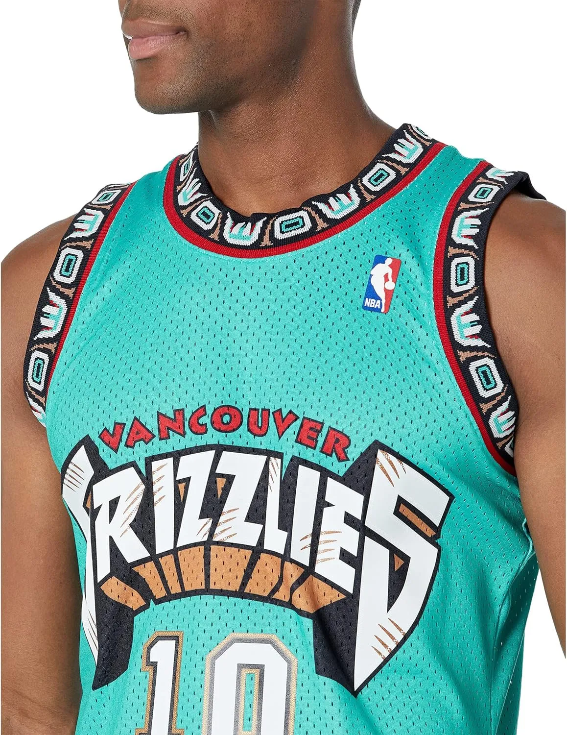 Mitchell & Ness NBA Vancouver Grizzlies Mike Bibby 1998 Swingman Road Jersey