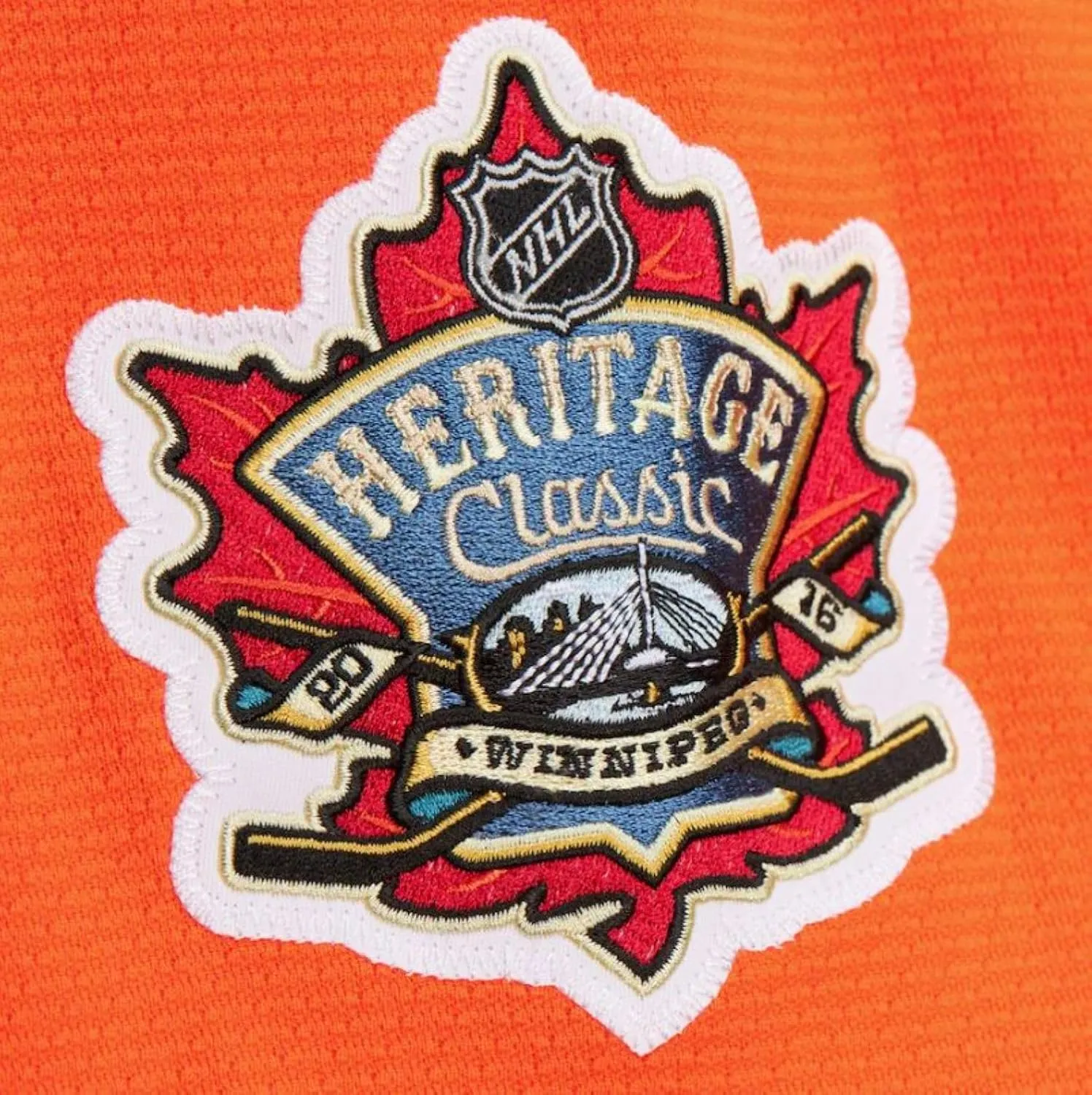 Mitchell & Ness NHL Edmonton Oilers Connor McDavid #97 2016 Heritage Power Play Jersey - Orange