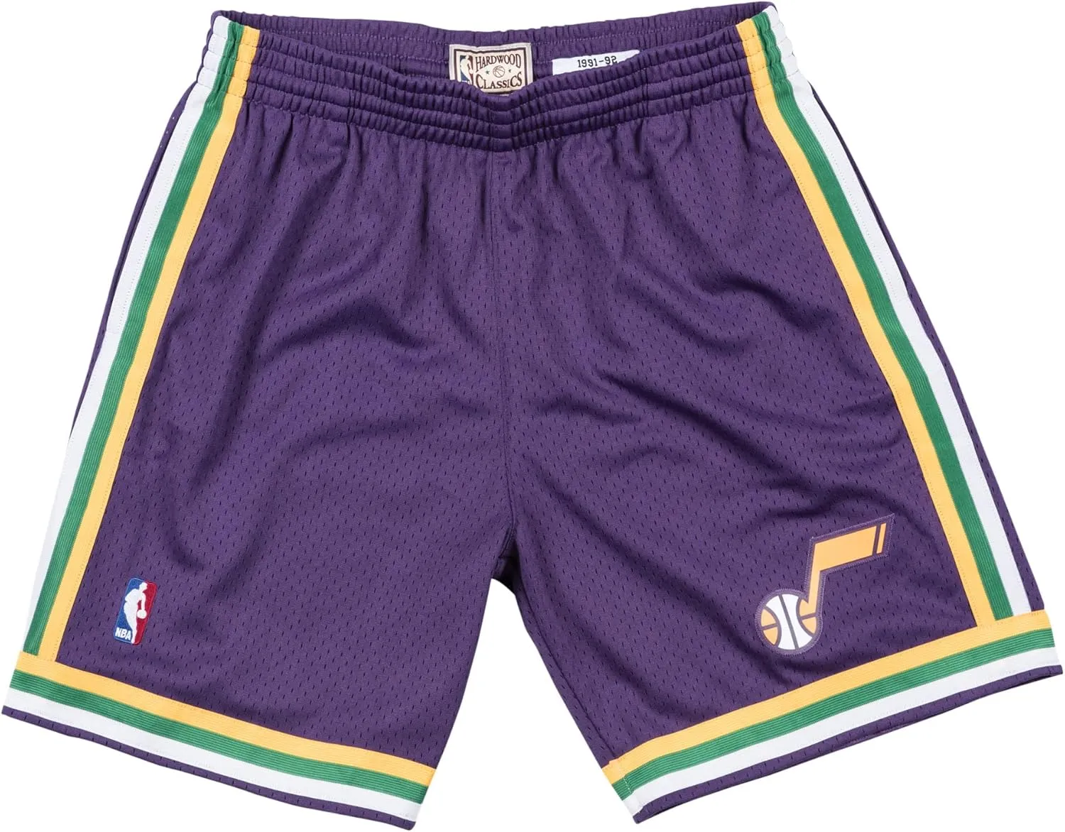 Mitchell & Ness Utah Jazz Road 1991-92 Mens Swingman Shorts