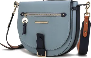 MKF Collection Shoulder Bag for Women, Vegan Leather Crossbody Handbag Purse