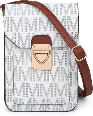 MKP Women Fashion Signature Lightweight Cute Small Crossbody Bags Cell Phone Purse Wallet Shoulder Bag With Snap Closure
