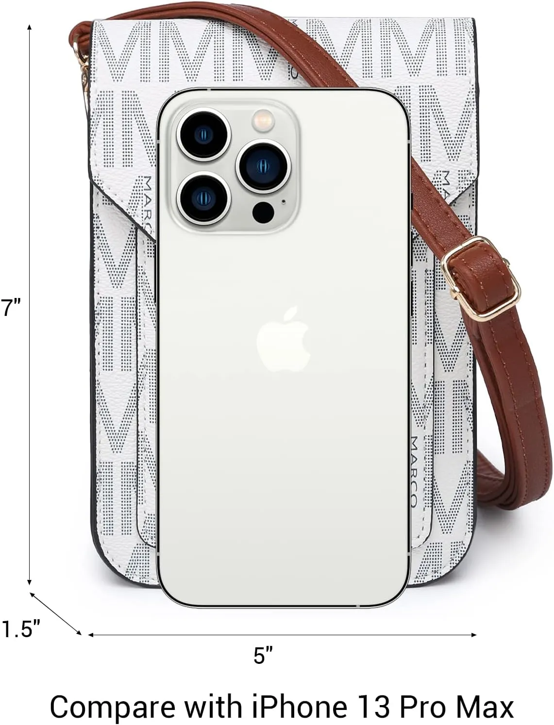 MKP Women Fashion Signature Lightweight Cute Small Crossbody Bags Cell Phone Purse Wallet Shoulder Bag With Snap Closure