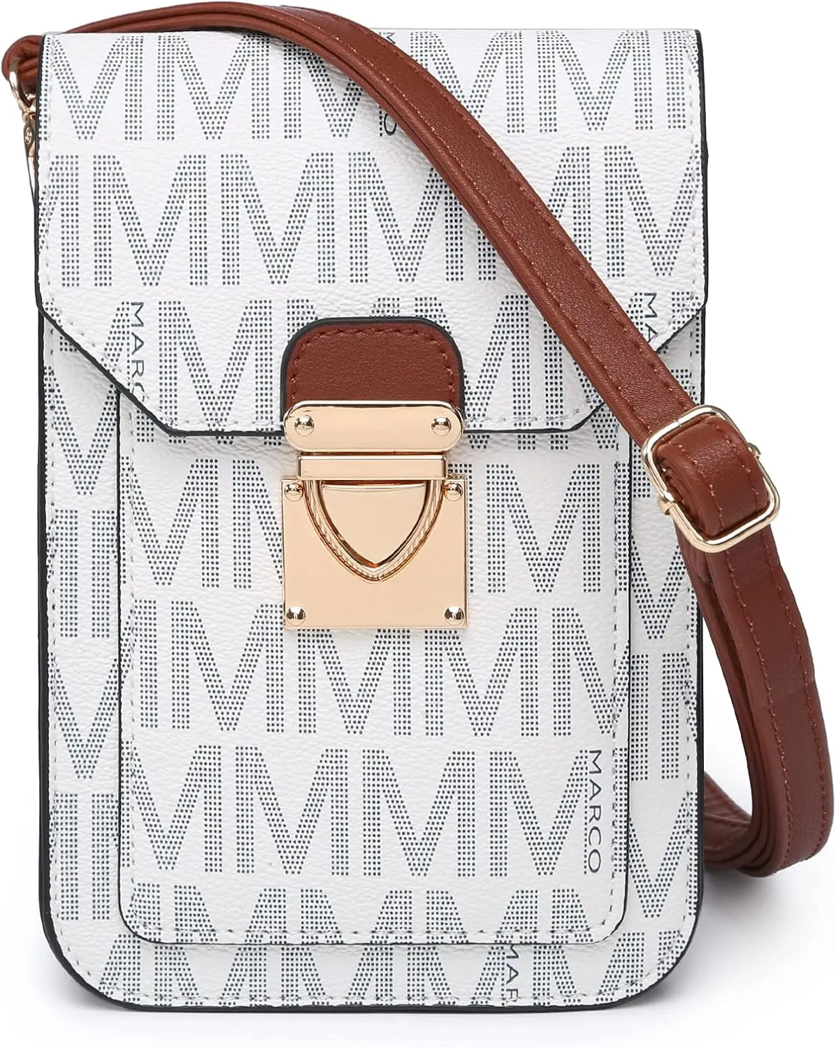 MKP Women Fashion Signature Lightweight Cute Small Crossbody Bags Cell Phone Purse Wallet Shoulder Bag With Snap Closure