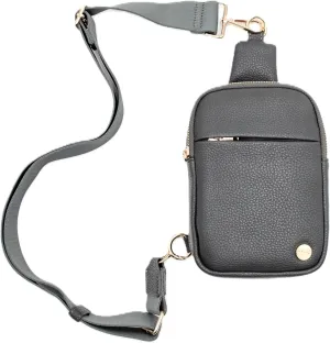 Modern Chic Crossbody Bags for Women - Bridget Sling Crossbody Purse, Vegan Leather Shoulder Sling Bag for Travel & Fashion