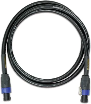 Mogami GOLD SPEAKER SO-03 Amplifier-to-Cabinet Speaker Cable, Neutrik speakON Male Plugs, 4-Pole, Gold Contacts, Straight Connectors, 3 Foot