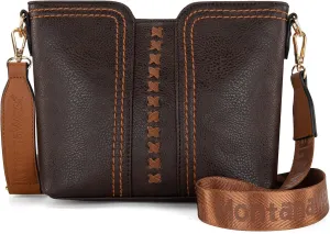Montana West MINI Crossbody Bags for Women Cross Body Purses Shoulder Handbags with Wide Guitar Strap