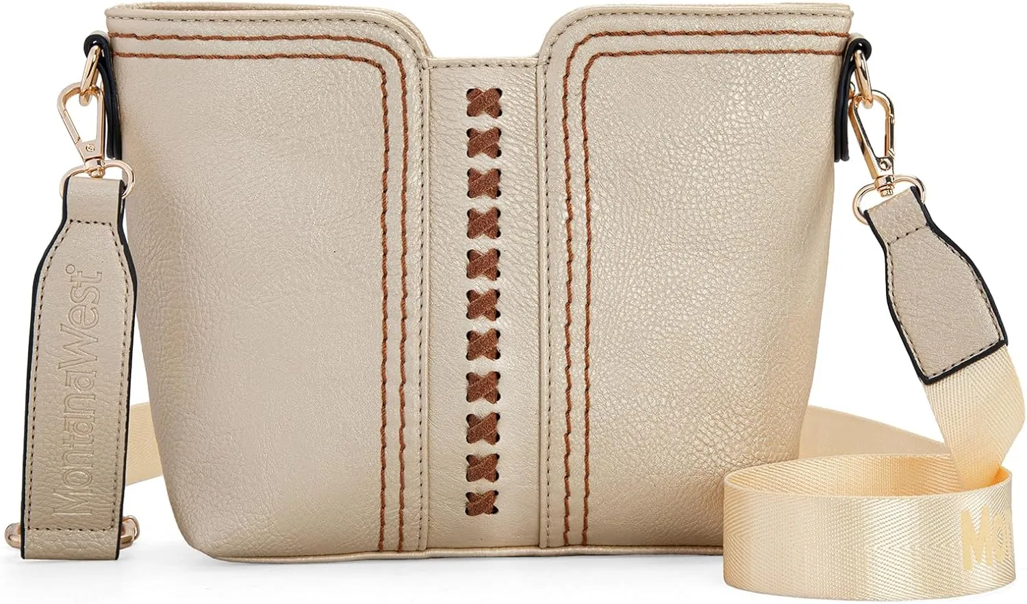 Montana West MINI Crossbody Bags for Women Cross Body Purses Shoulder Handbags with Wide Guitar Strap