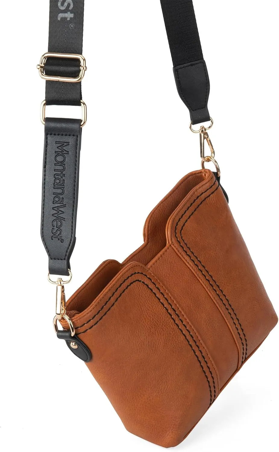 Montana West MINI Crossbody Bags for Women Cross Body Purses Shoulder Handbags with Wide Guitar Strap