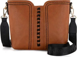 Montana West MINI Crossbody Bags for Women Cross Body Purses Shoulder Handbags with Wide Guitar Strap