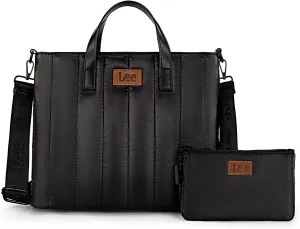 Montana West x Lee Puffer Tote Bag Lightweight Crossbody Bags for Women with Clutch