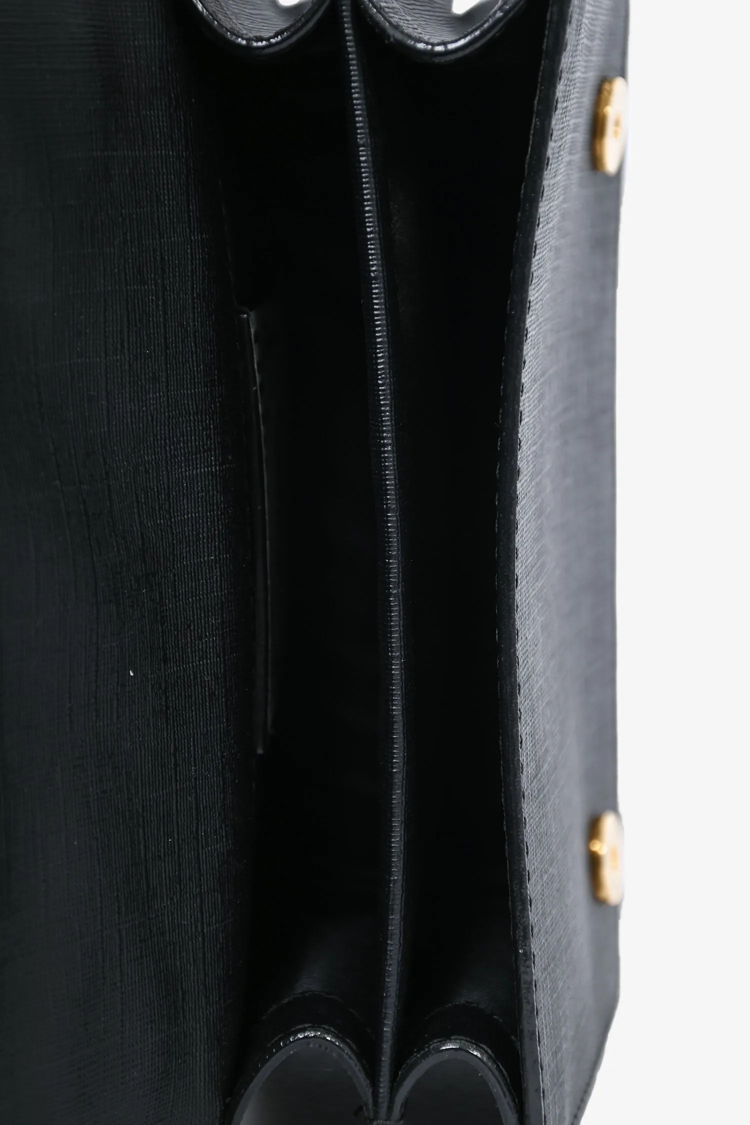 Moschino Black Leather Bear Crossbody Bag