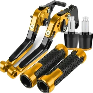 Motorcycle Accessories Adjustable Foliding Brake Clutch Levers Handlebar Grips Ends for Benelli TNT 125 135 2016-2022 2023 TNT125 TNT135 Lever Accessories(G)
